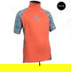 GIRLS FL SHORT SLEEVE RASHGUARD